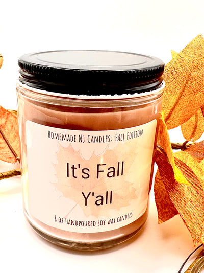 8oz Limited Edition Fall Candle |It's Fall Y'all