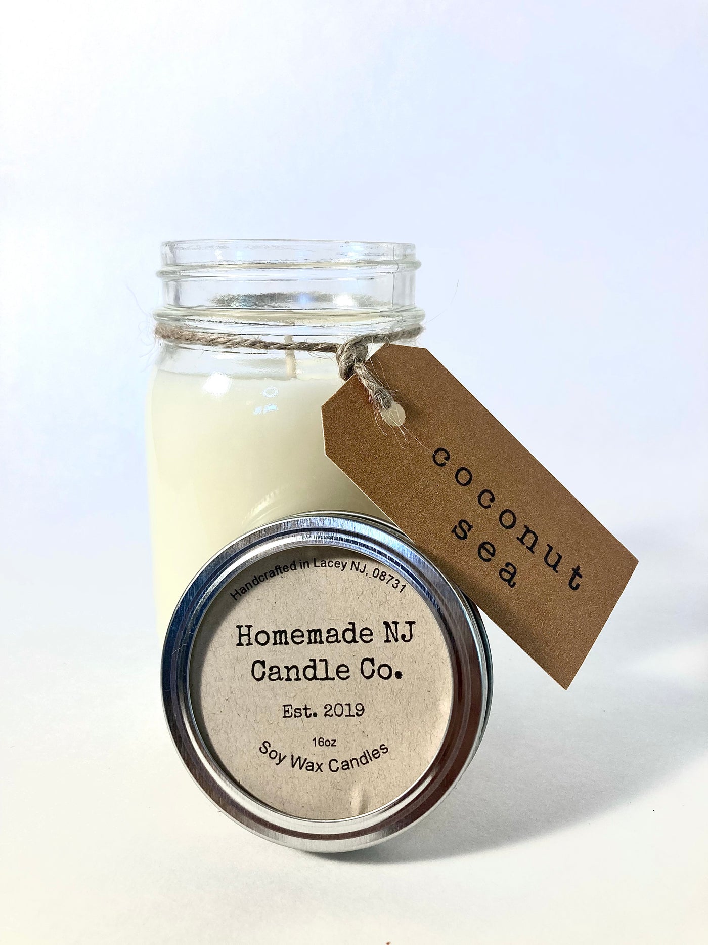 Coconut Sea - 16 oz. Mason Jar Candle