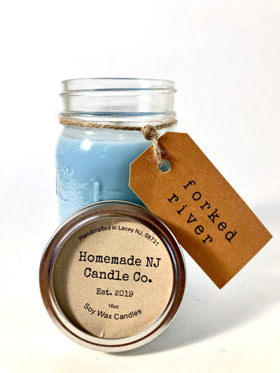 Forked River - 16 oz. Mason Jar Candle