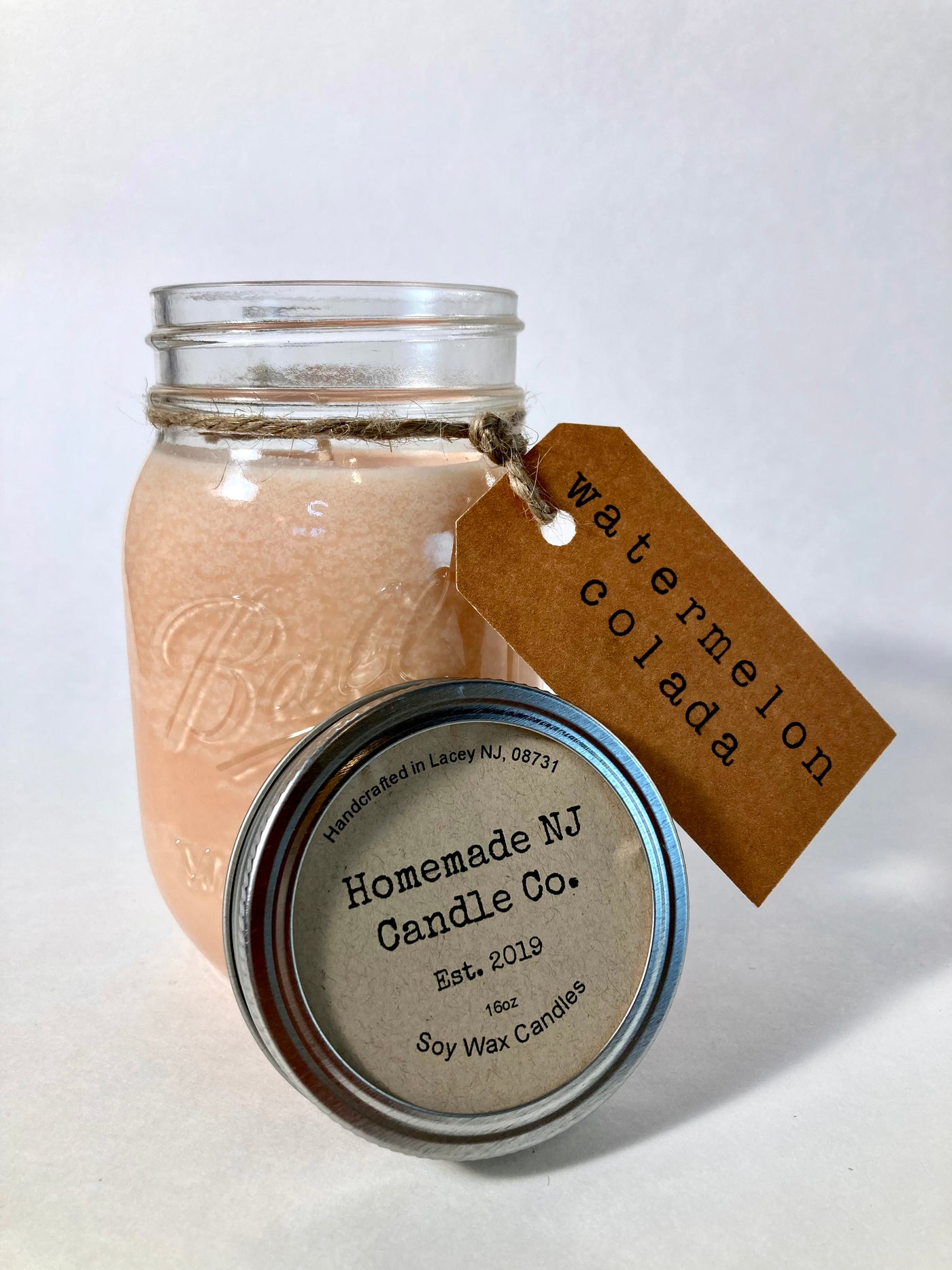 Watermelon Colada - 16 oz. Mason Jar Candle