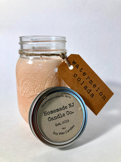 Watermelon Colada - 16 oz. Mason Jar Candle